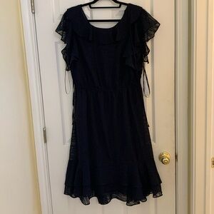 Navy Calvin Klein midi dress size 12